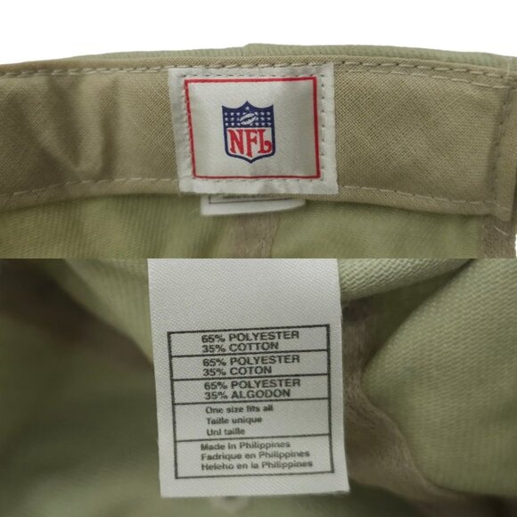 Dallas Cowboys NFL Football Adjustable Size Cap Strapback Baseball Hat Khaki - Picture 9 of 15